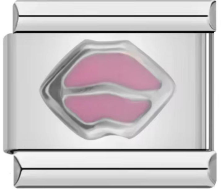 Charm Italiano Beso Rosa