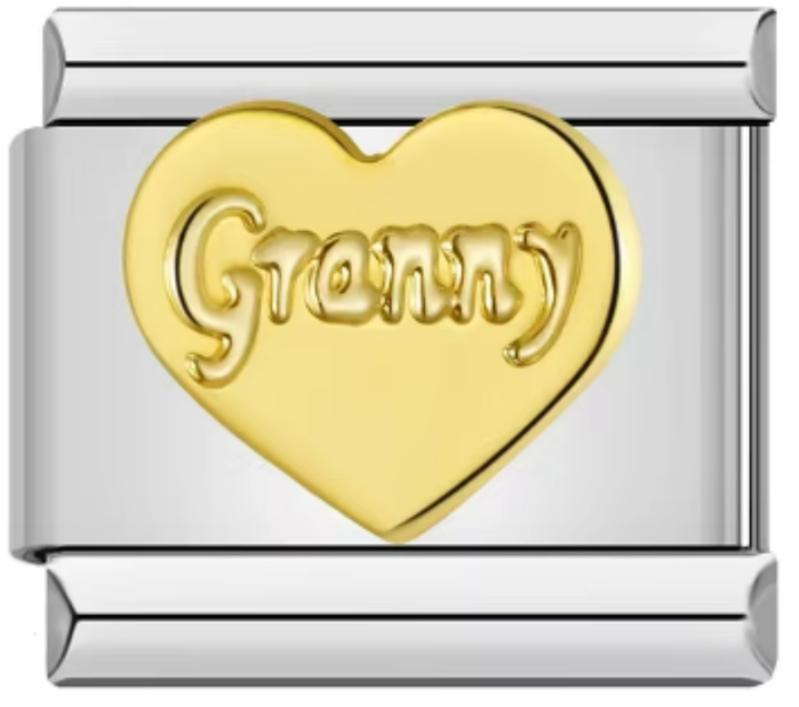 Charm Italiano Corazon Dorado Granny