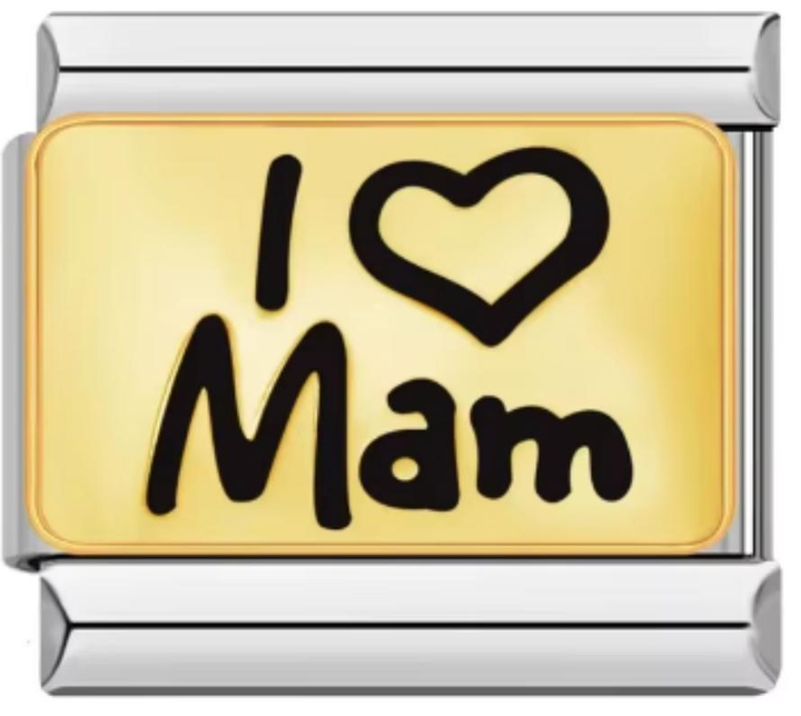 Charm Italiano I Love Mam Dorado