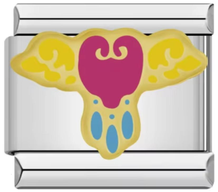 Charm Italiano Corazon Con Alas