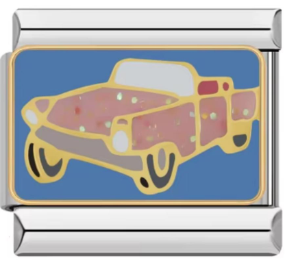 Charm Italiano Carro Rosa