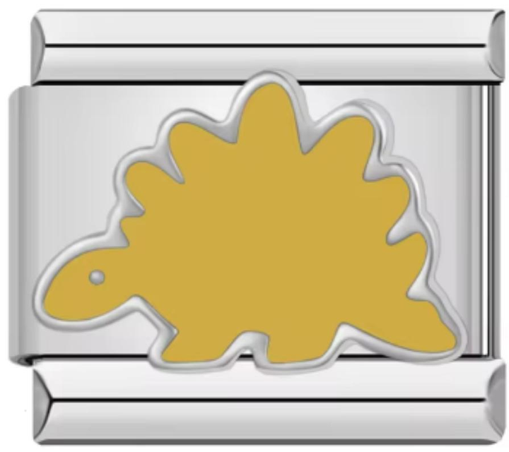 Charm Italiano Dinosaurio Amarillo