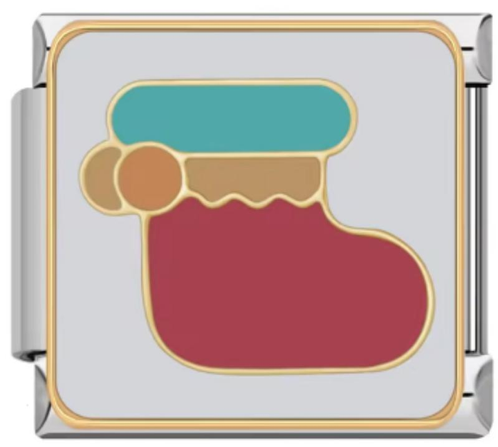 Charm Italiano Bota Navideña