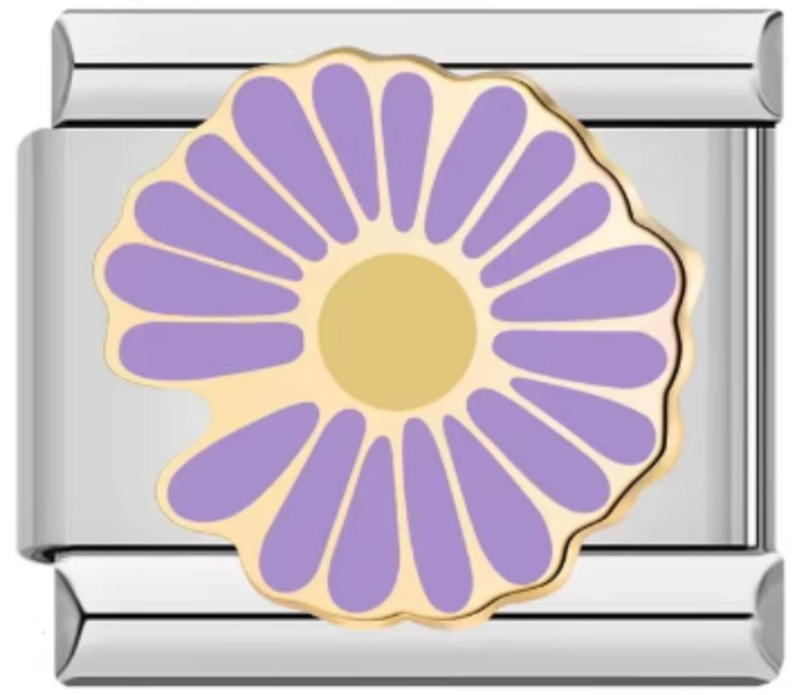 Charm Italiano Flor Morada