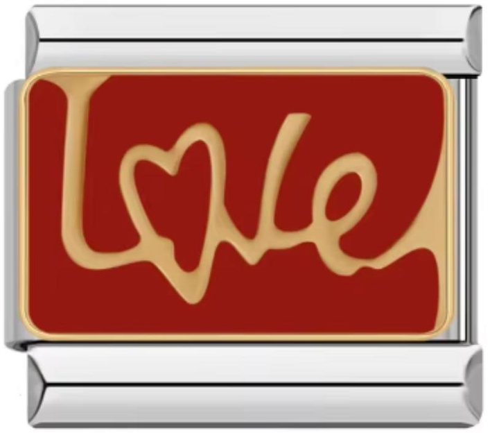 Charm Italiano Love Rojo