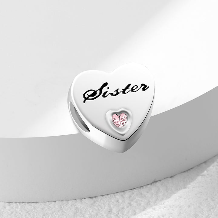 Charm Corazon Sister