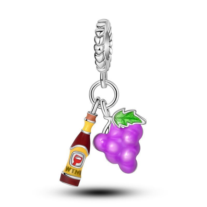 Charm Vino y Uvas