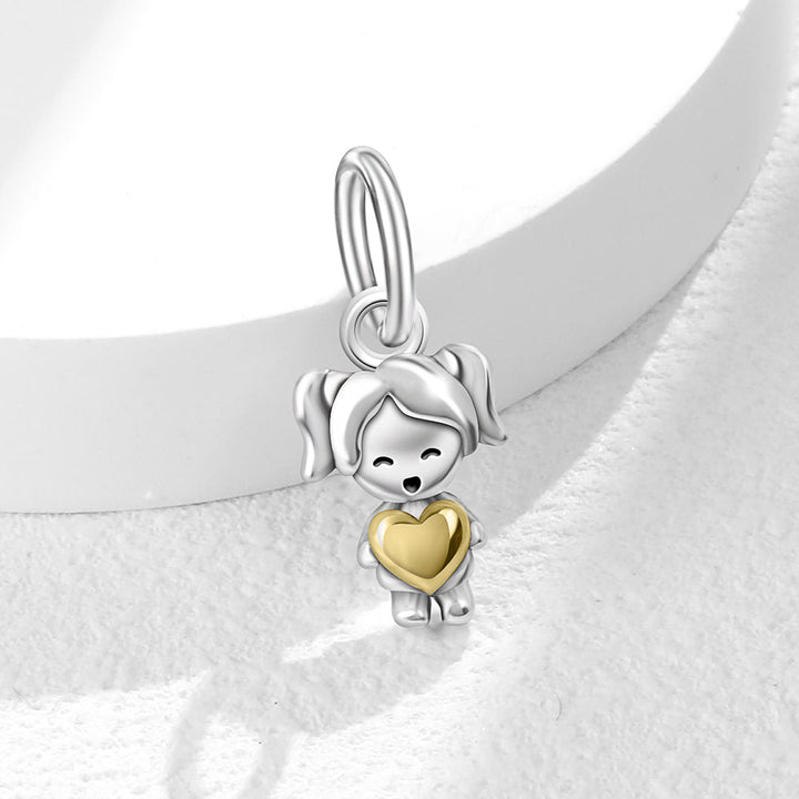 Charm Niña Con Corazon