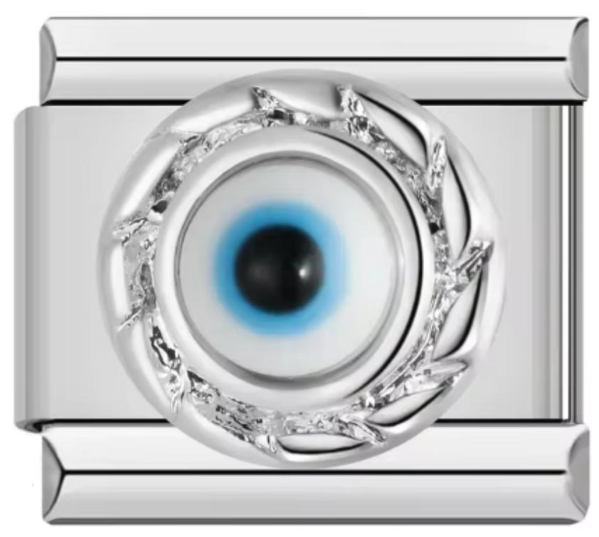 Charm Italiano Ojo Turko Blanco – Charm Factory