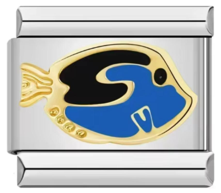 Charm Italiano Pez Azul