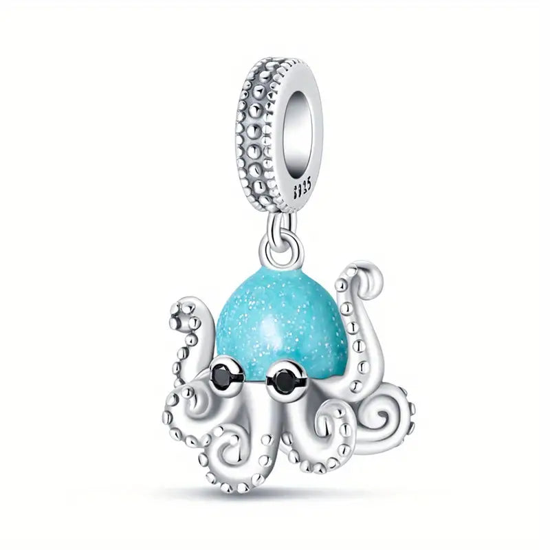 Charm Pulpo Fluorescente