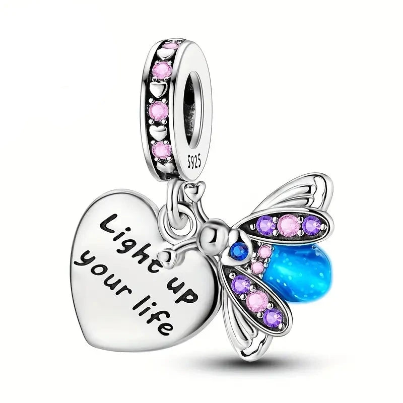 Charm Luciérnaga Fluorescente "Light Up Your Life"