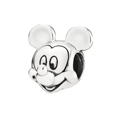 Charm Mickey Mouse Plateado