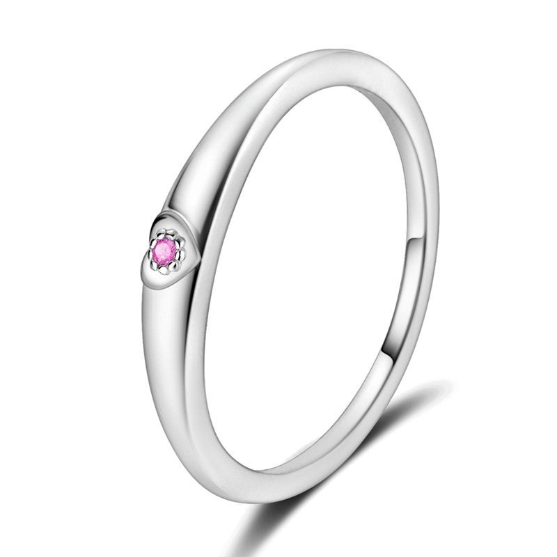 Anillo Corazoncito Rosa