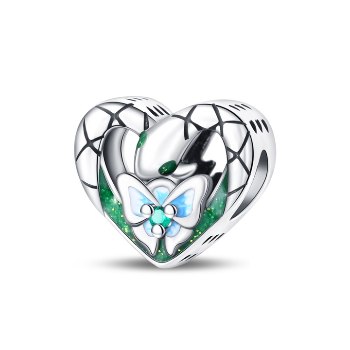 Charm Corazón de Serpiente y Mariposa
