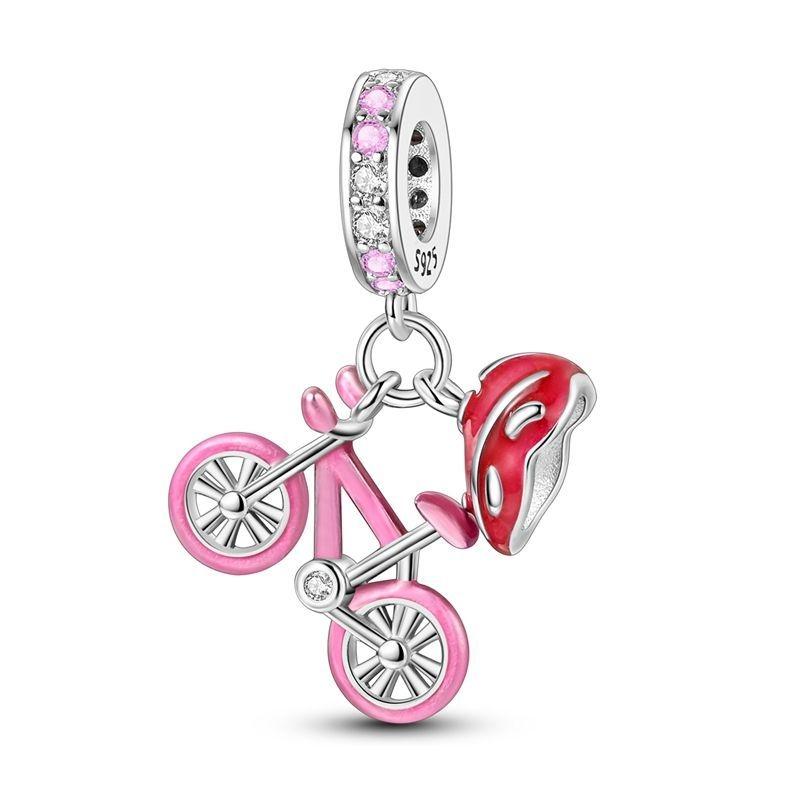 Charm Bicicleta Rosa "Día de Parque"