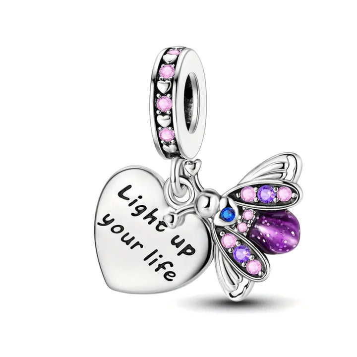 Charm Luciernaga Morada