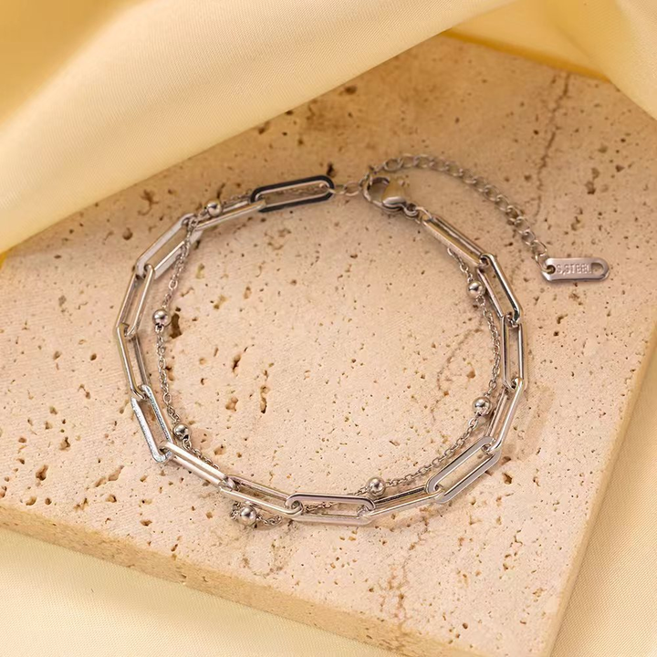 Brazalete Delicado Plateado