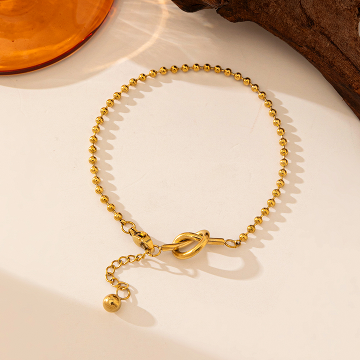 Brazalete Nudo Dorado