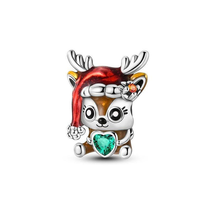 Charm Venado y Corazón Verde