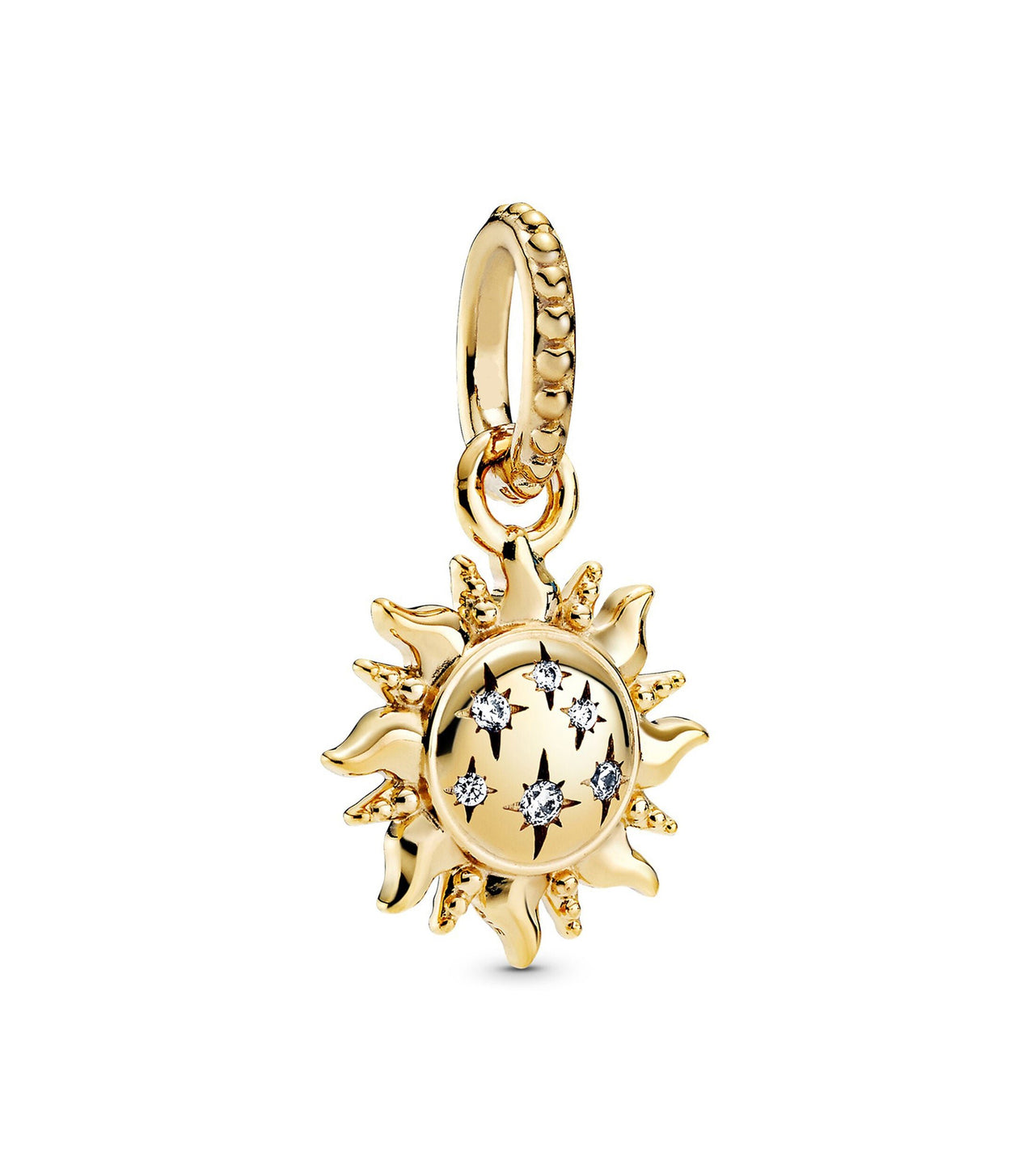 Charm Sol Dorado Estrellado