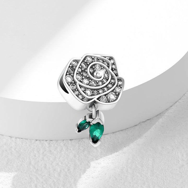 Charm Rosa Plateada