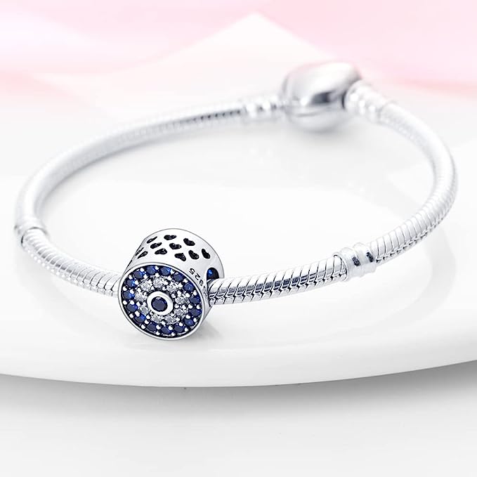 Charm Abalorio de Ojo Turco Diamantado