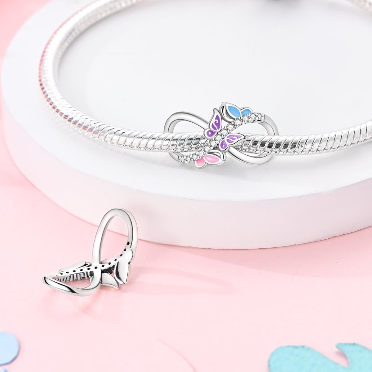 Charm Infinito de Mariposas