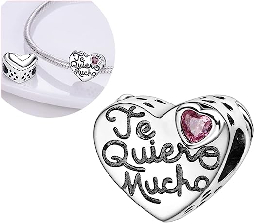 Charm Corazon Te Quiero Mucho