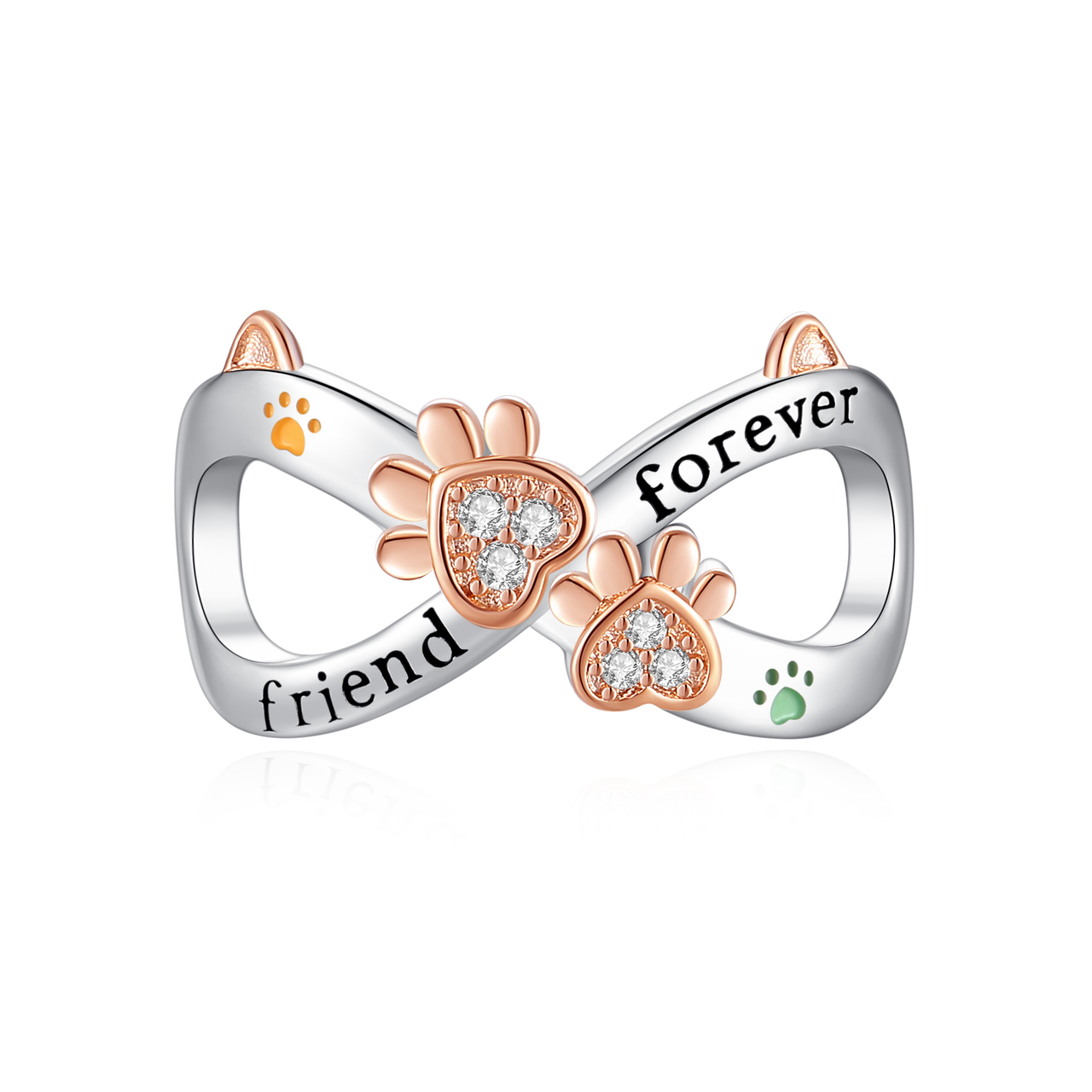 Charm Infinito de Mascota "Friend Forever"