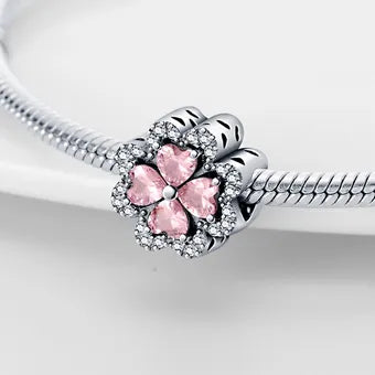 Charm de Flor Diamantada