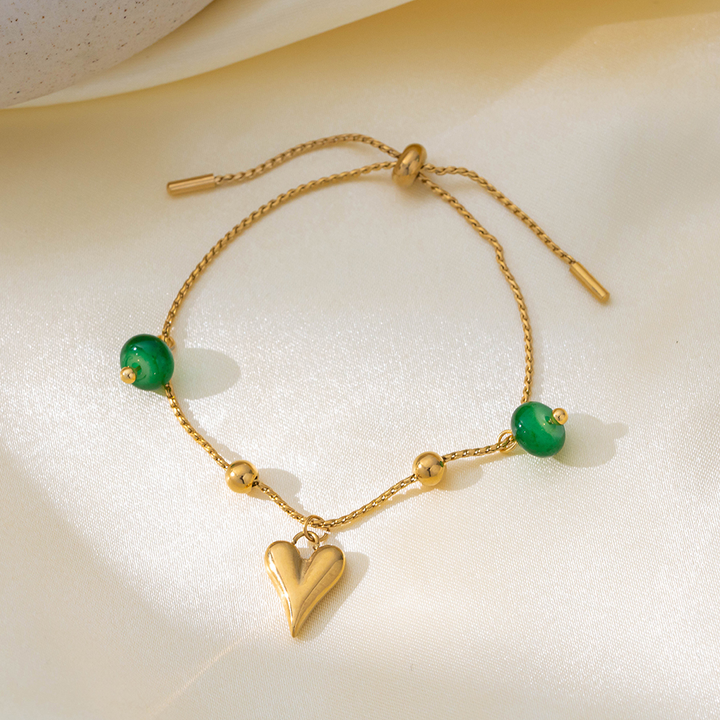Brazalete Con Detalles Verdes
