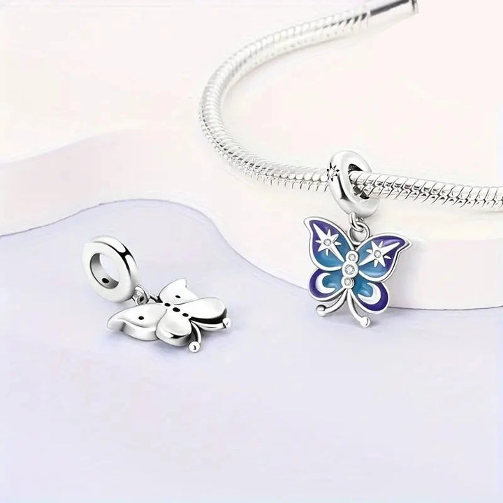 Charm Mariposa "Estrella y Luna"