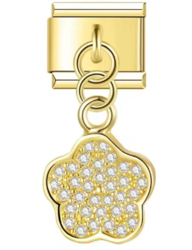 Charm Italiano Flor Dorada