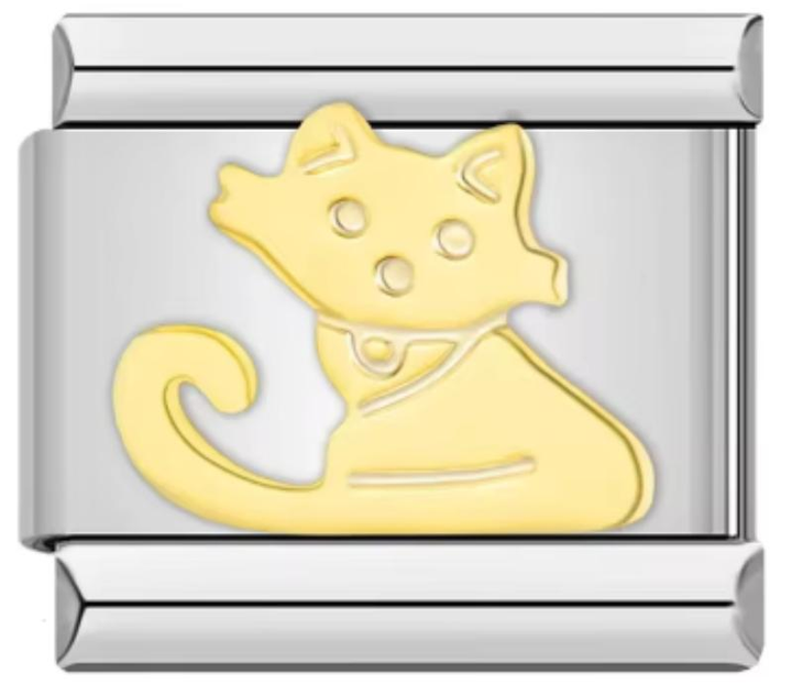 Charm Italiano Gato Dorado