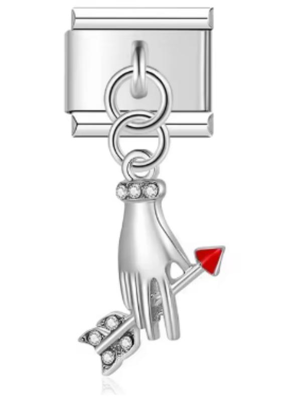 Charm Italiano Flecha & Mano