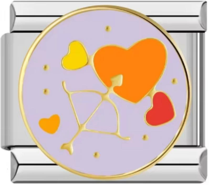 Charm Italiano Corazones & Arco