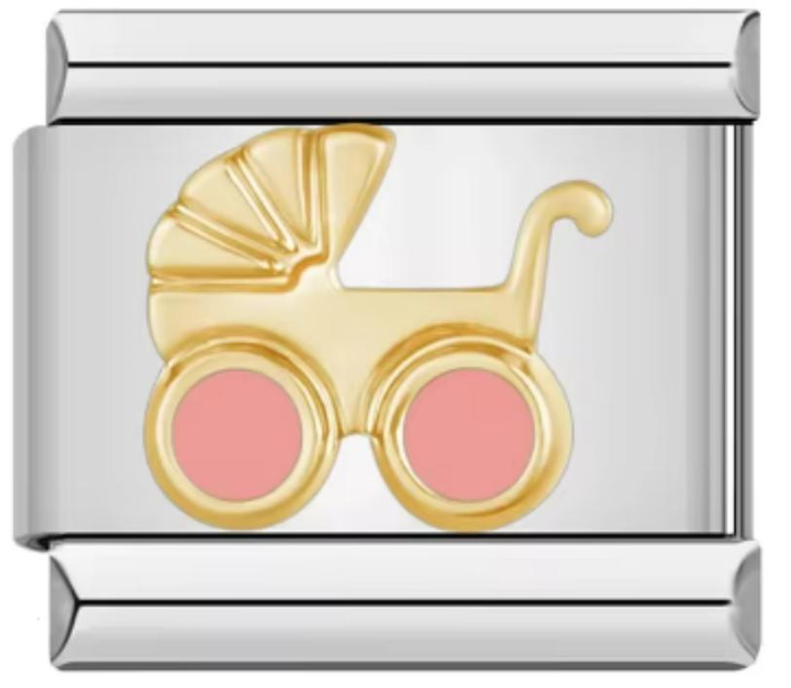 Charm Italiano Carriola Dorada