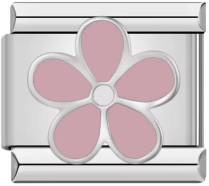 Charm Italiano Flor Rosa