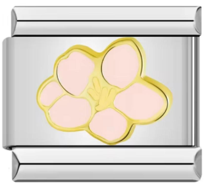 Charm Italiano Flor Rosa