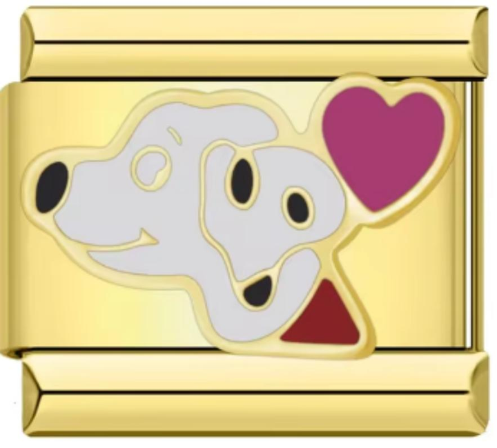 Charm Italiano Dorado Pareja 2