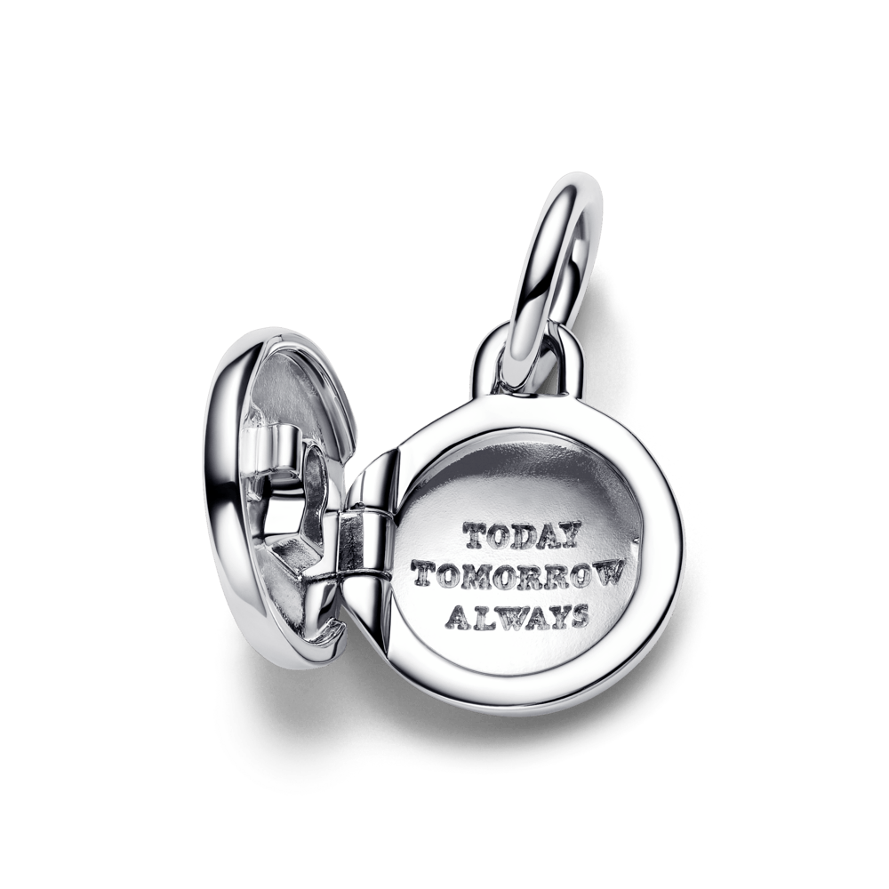 Charm Amor Secreto Plateado