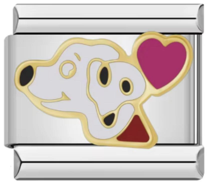 Charm Italiano Plateado Pareja 2