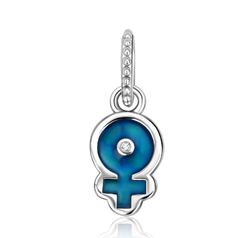 Charm Símbolo de Fuerza Femenina
