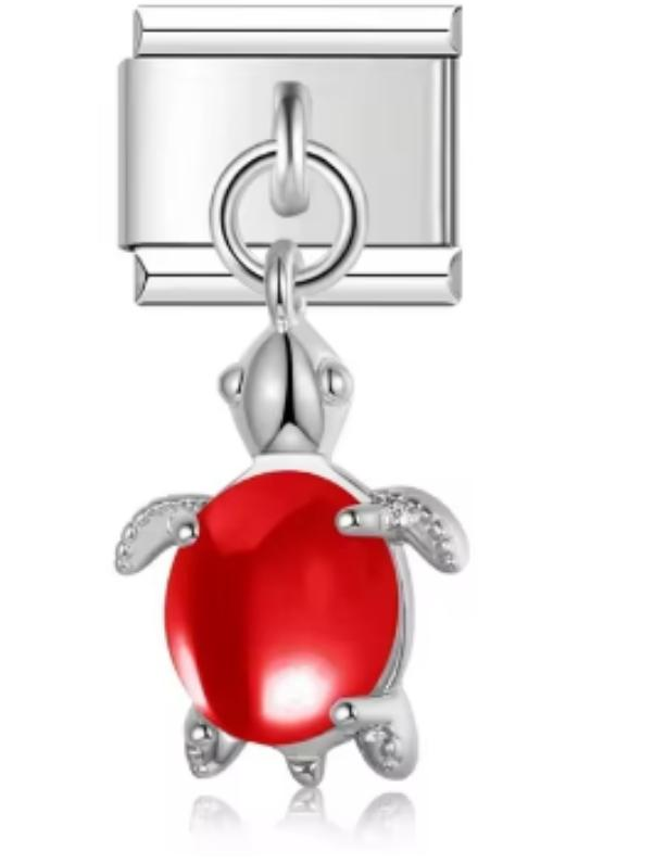 Charm Italiano Tortuga Roja