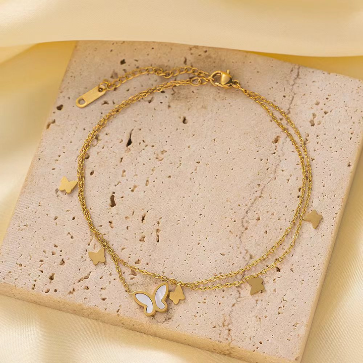 Brazalete Mariposa Blanca