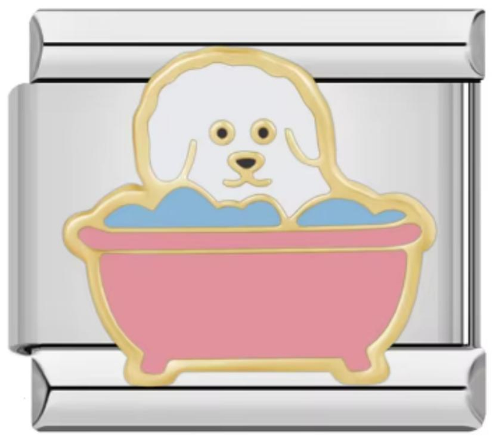 Charm Italiano Cachorro & Bañera