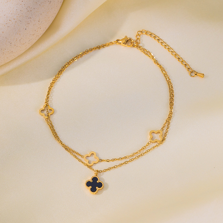 Brazalete Flor Negra