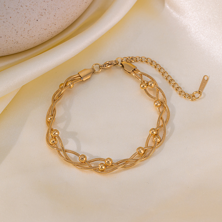 Brazalete Trenzado Cola de Raton