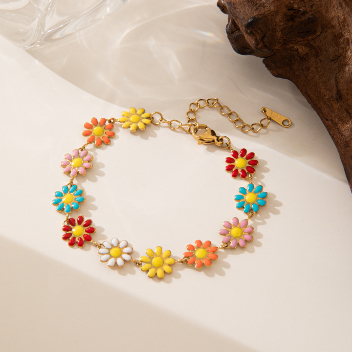 Brazalete Flores de Colores